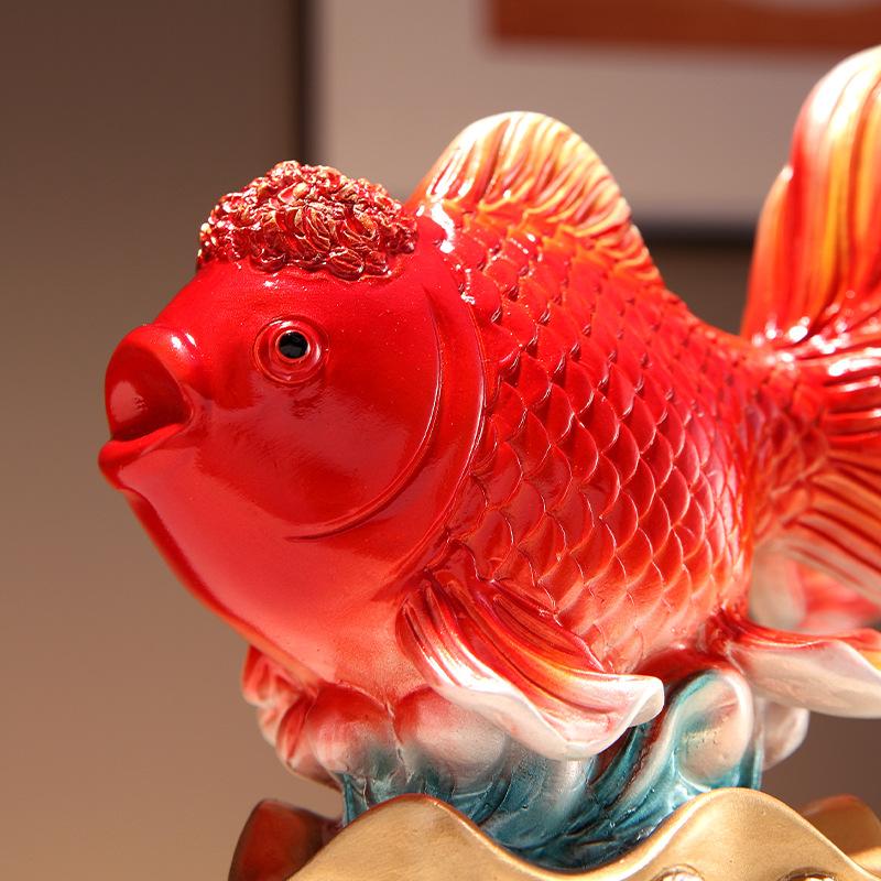 Decorative Accents |  Fishnet Rust Fantail Goldfish Decorative Accents Decorative Accents