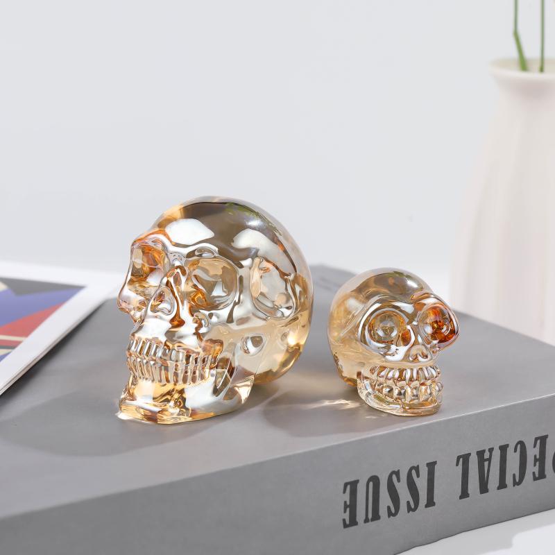 Decorative Accessories |  Acrylic Skull Bookend – Set Of 2 Decorative Accessories Decorative Accessories