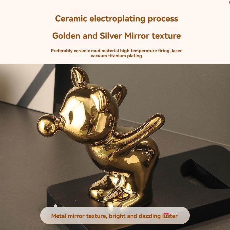 Decorative Accessories |  Gold Bunny Money Box Decorative Accessories Decorative Accessories