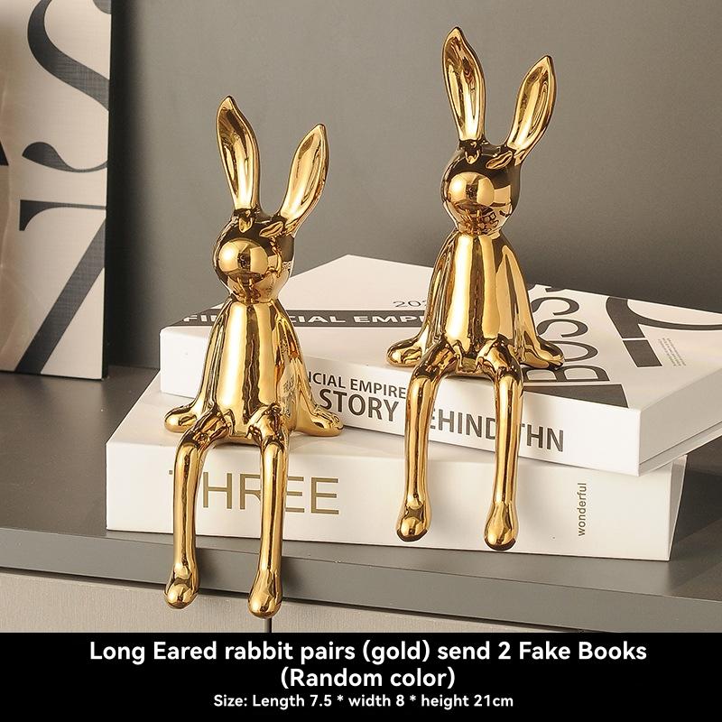 Decorative Accessories |  Gold Bunny Money Box Decorative Accessories Decorative Accessories