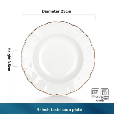 Dinnerware |  Golden Edge Dinnerware Dining & Entertaining Dinnerware