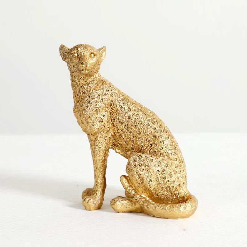 Other Home Accessories |  Cheetah Ornament Home Accessories Gold Carly