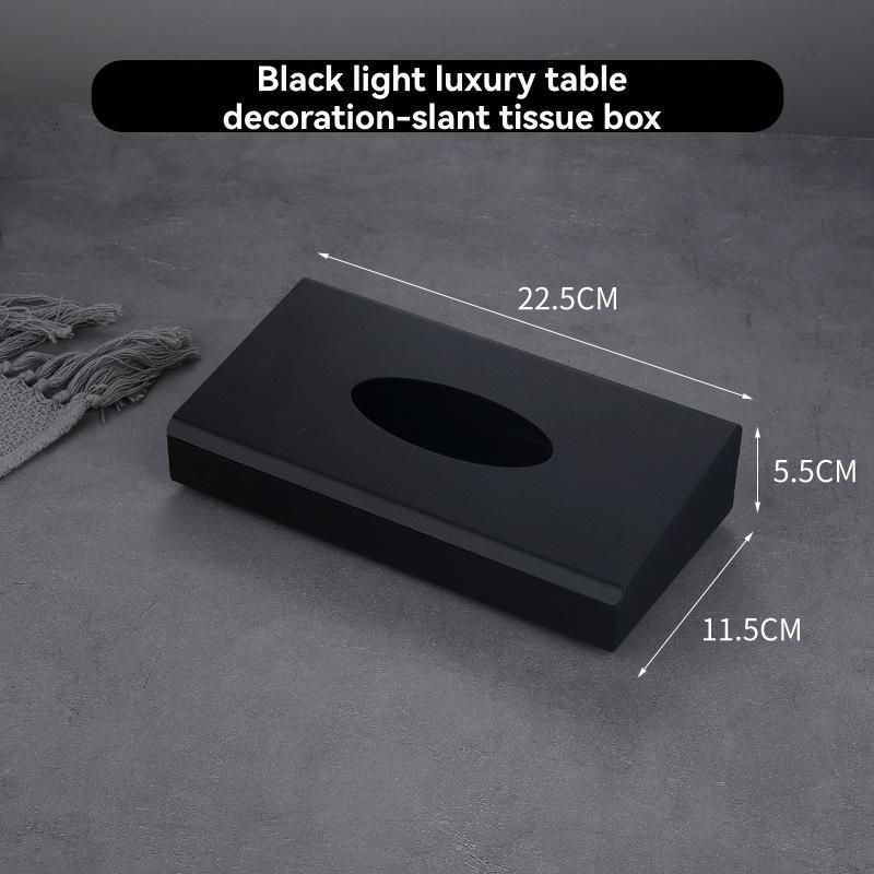 Other Home Accessories |  Hammam Tissue Box Home Accessories Dark Grey