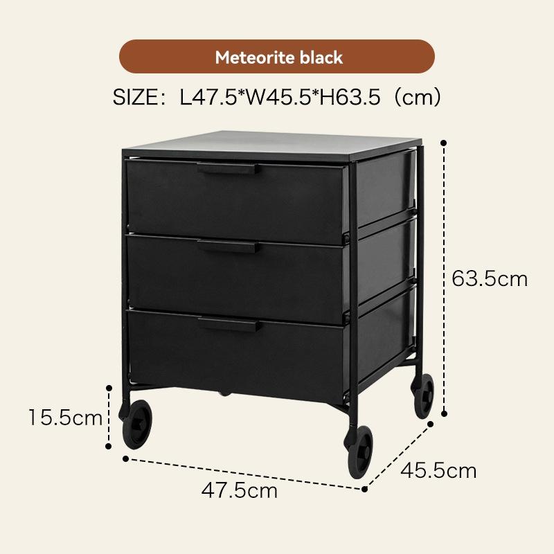 Other Home Accessories |  Mobil Mat 3 Drawer Wheels Home Accessories Black