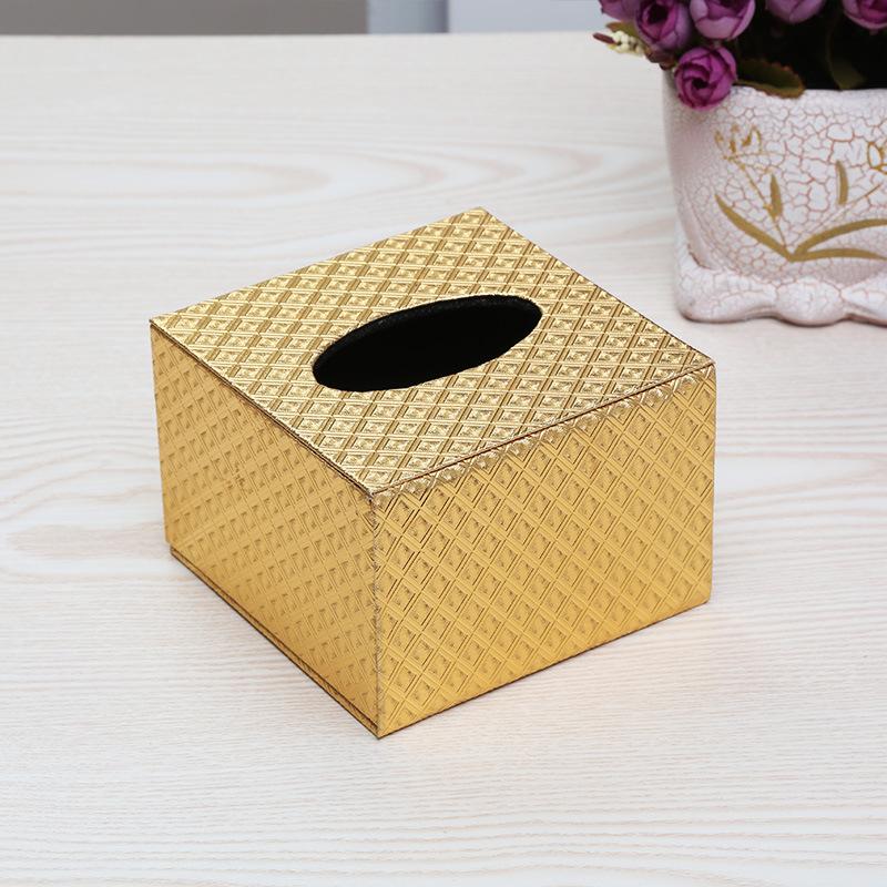 Other Home Accessories |  Tilly Tissue Box Home Accessories Gold