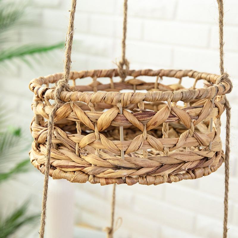 Other Home Accessories |  Wicker Water Hyacinth Baskets – Set Of 2 Home Accessories Beige