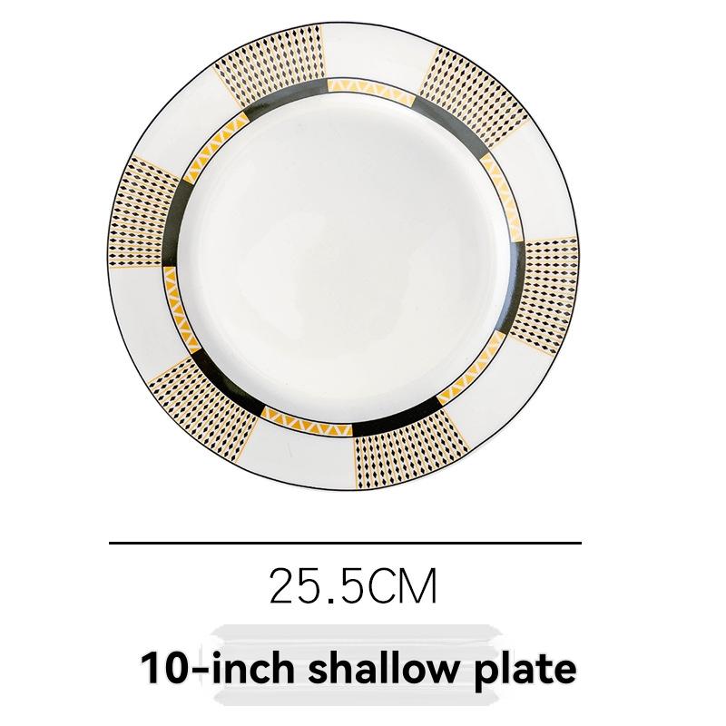 Serveware & Trays |  Art Deco Sandwich Tray, Black Dining & Entertaining Serveware & Trays