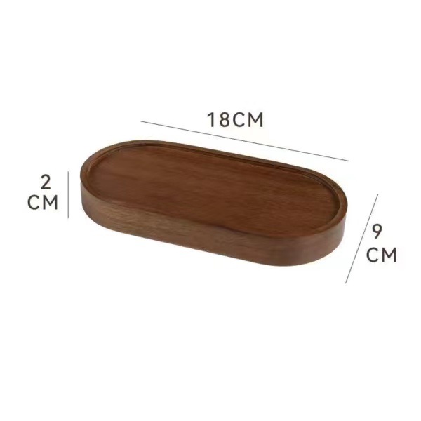 Serveware & Trays |  Butterfly Oval Wood Tray Dining & Entertaining Serveware & Trays